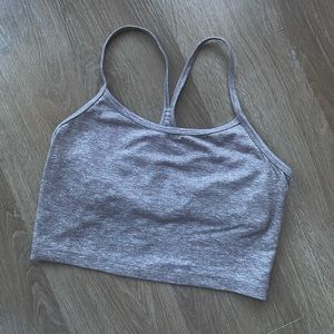Aerie offline hugger longline racer back sports bra